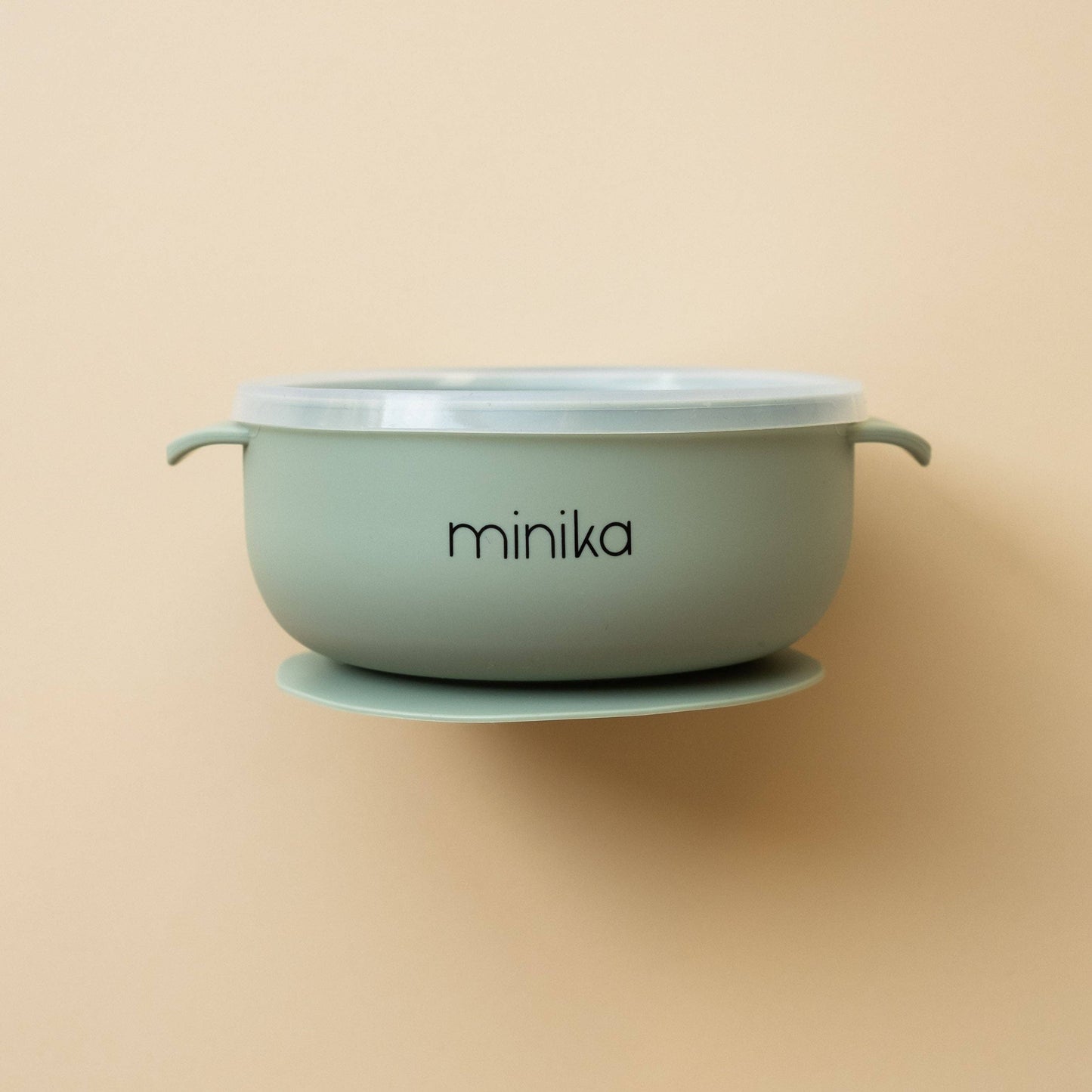 Bol en silicone avec couvercle - Sage