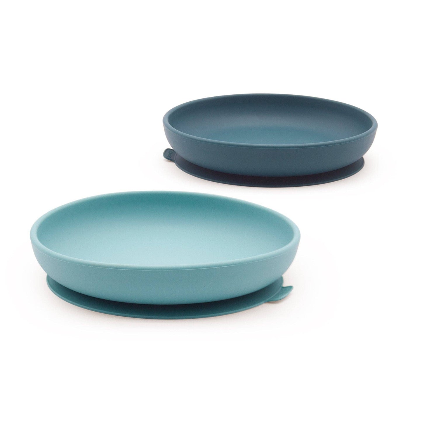 Set 2 Assiettes ventouses en silicone - Blue Abyss / Lagoon